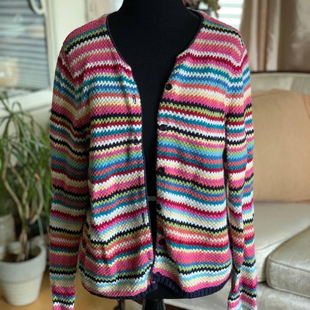 Vintage multicolor knitted sweater